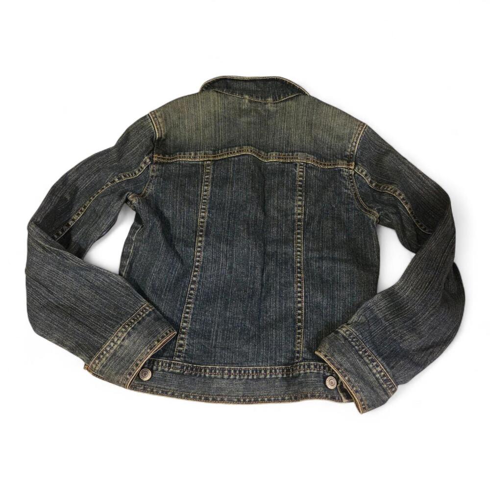 Gap Kids XXL Women's XS Jean Jacket Medium Blue with Pockets and Button Close - Picture 6 of 6